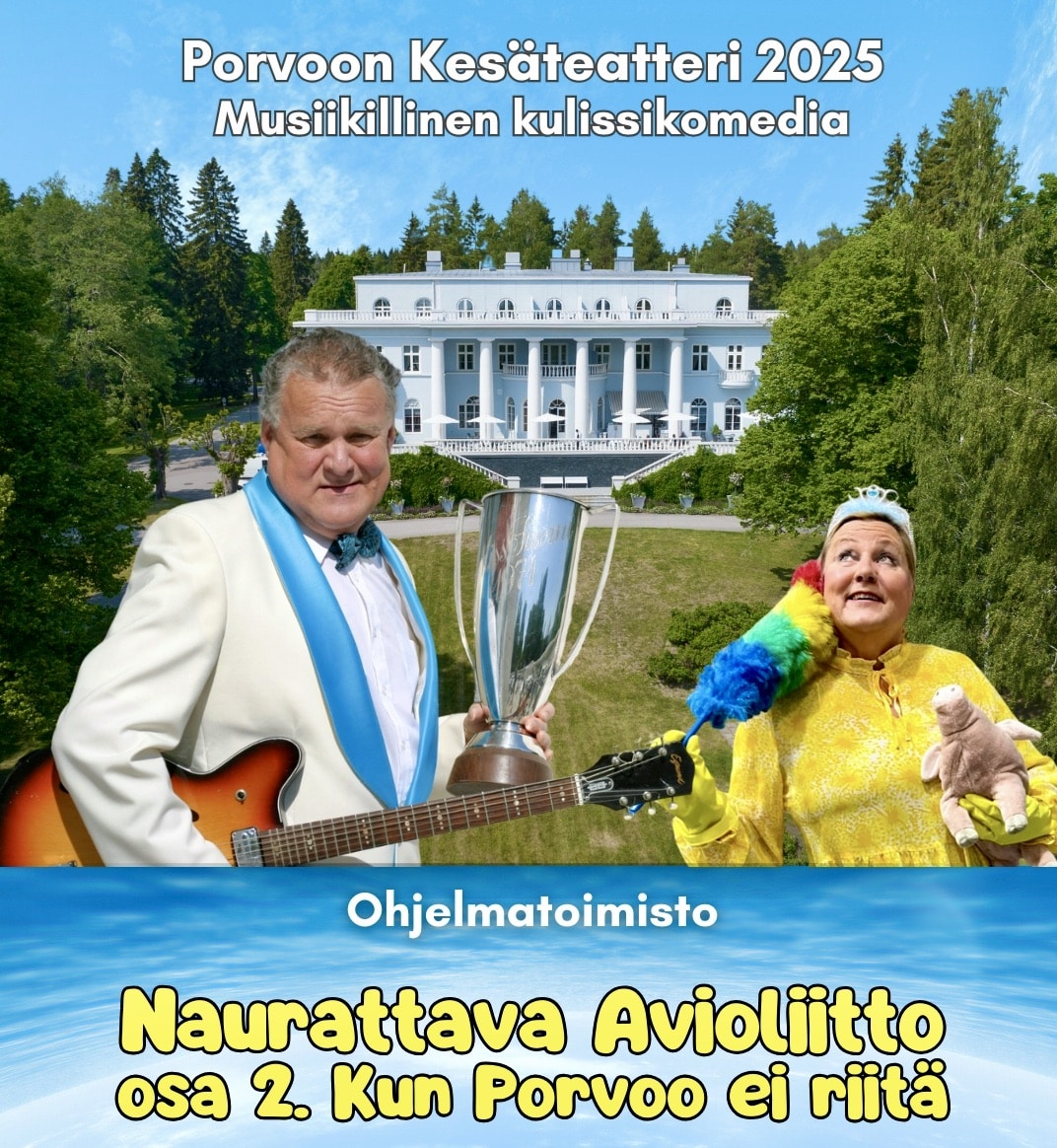 Haikon Kartano & Porvoon Kesäteatteri 2025 ja Juha Laitila & vinyylit DOME-tapahtumassa 29.5.2025 Porvoon keskustassa